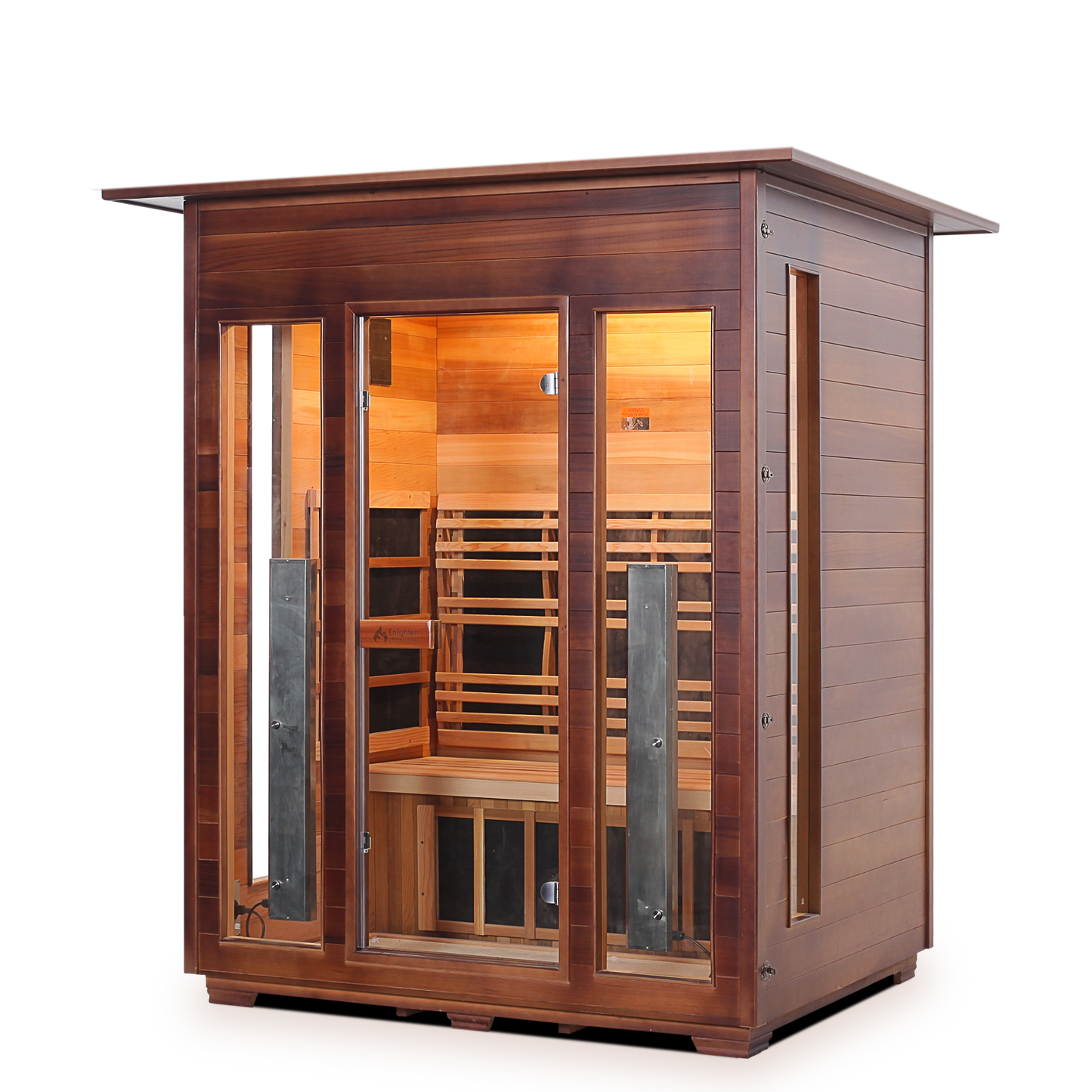 Enlighten Outdoor Full Spectrum Infrared Sauna RUSTIC - 3