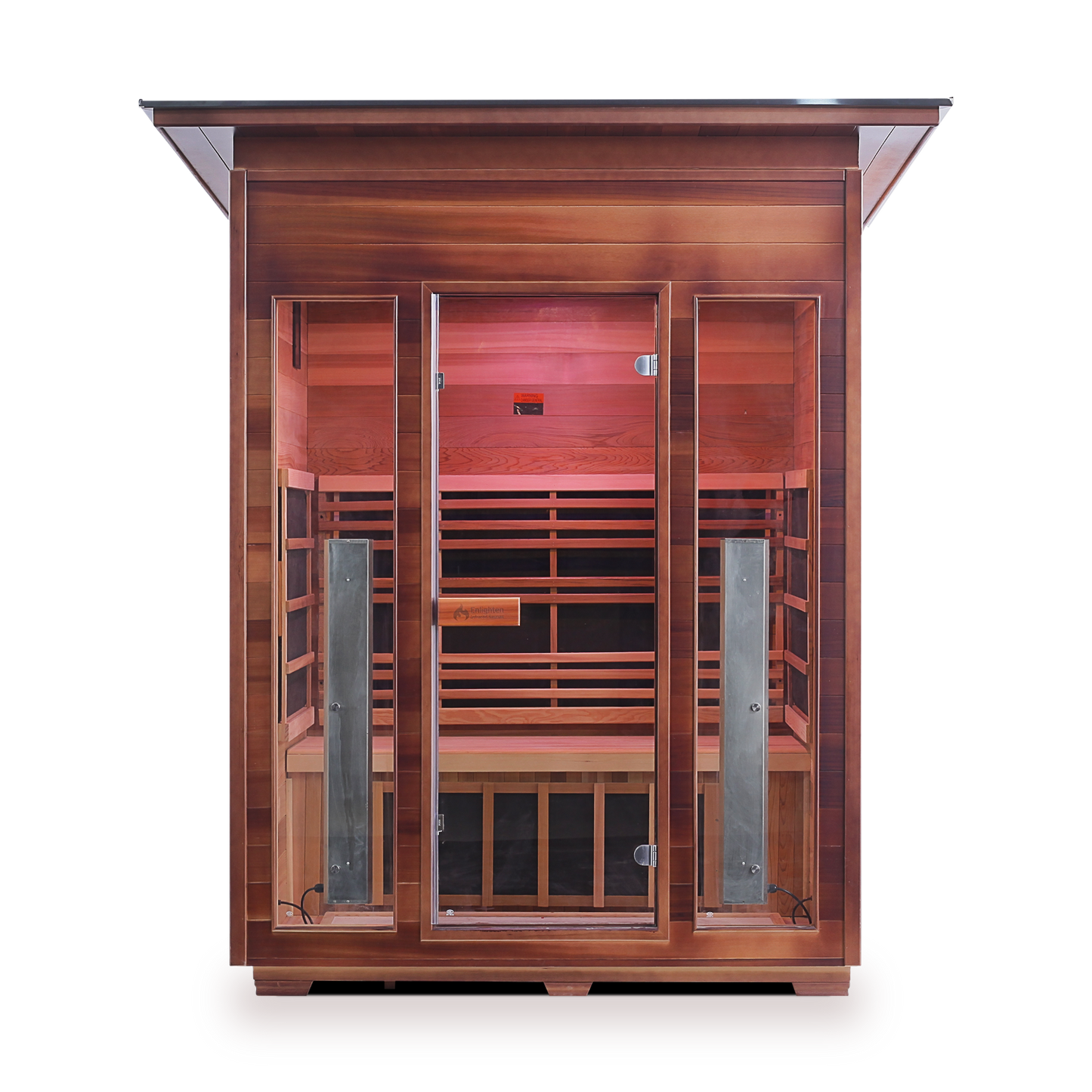 Enlighten Outdoor Full Spectrum Infrared Sauna RUSTIC - 3