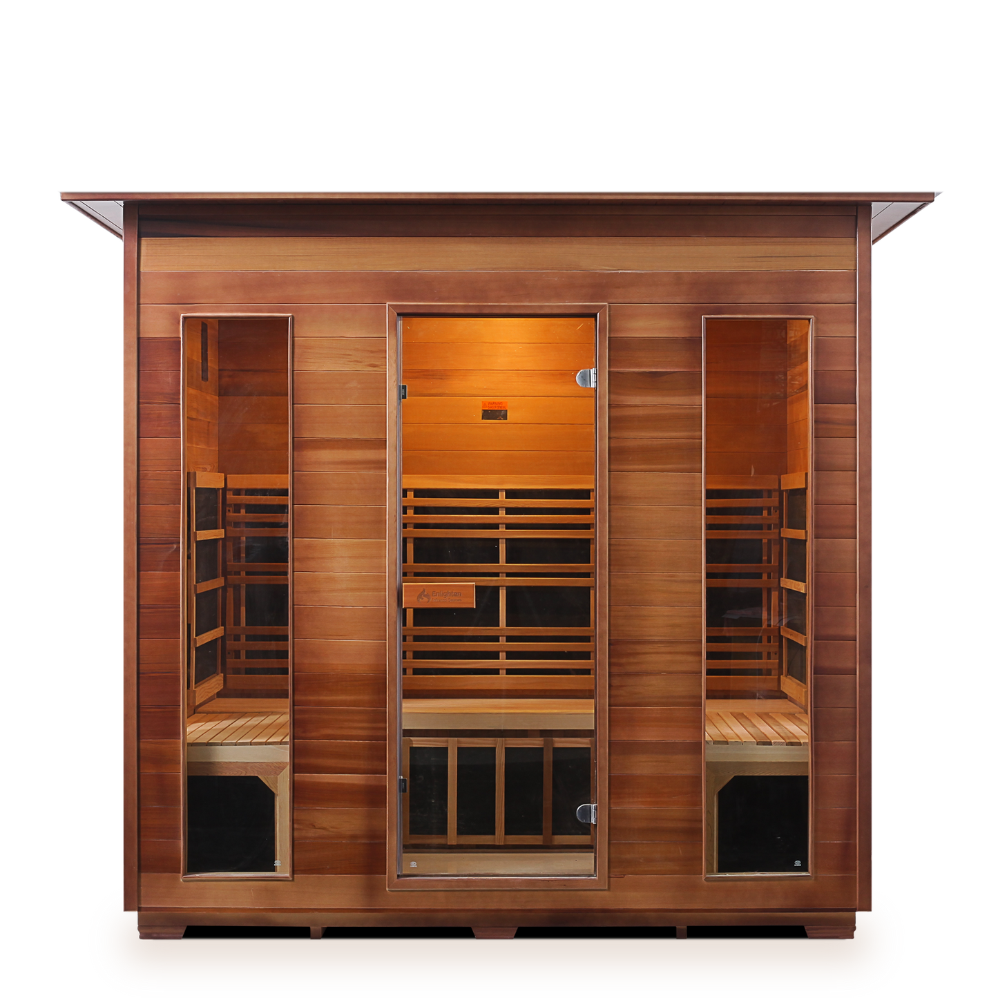 Enlighten Outdoor Full Spectrum Infrared Sauna RUSTIC - 5