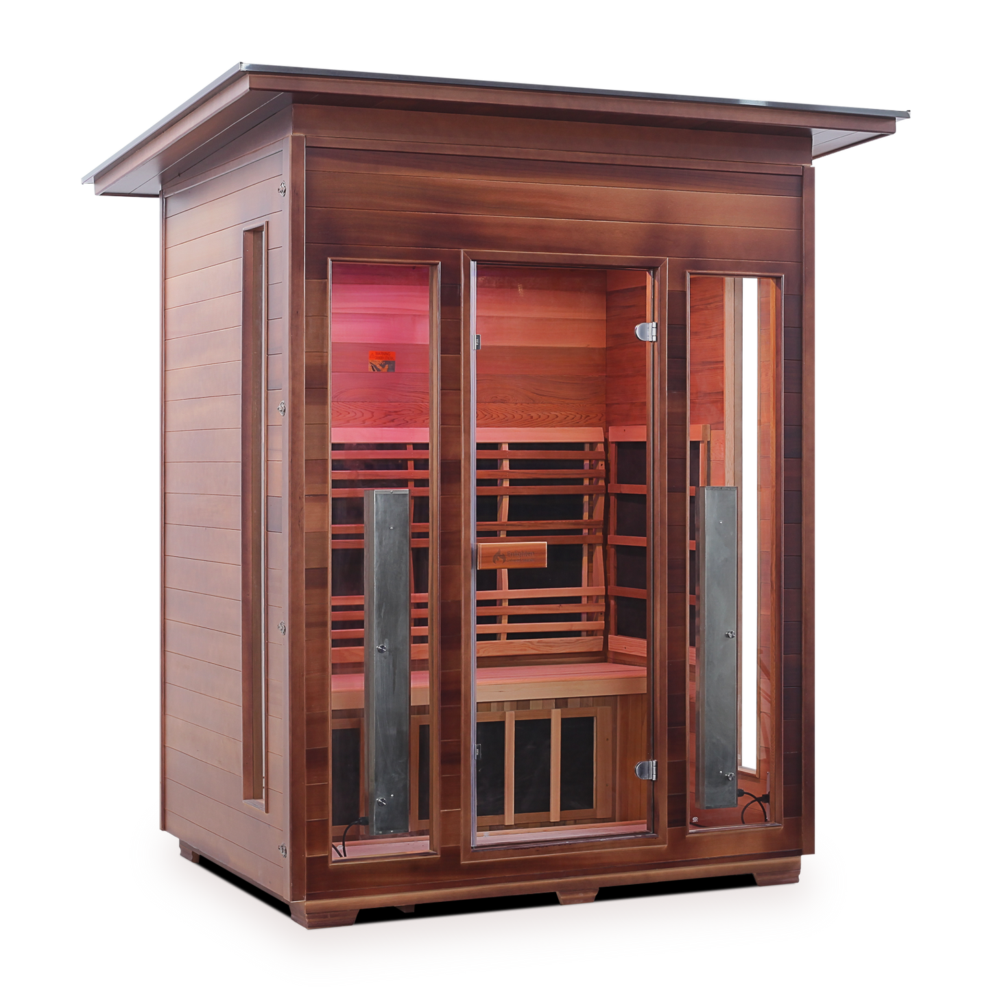 Enlighten Outdoor Full Spectrum Infrared Sauna RUSTIC - 3