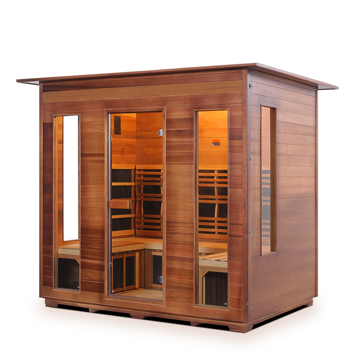 Enlighten Outdoor Full Spectrum Infrared Sauna RUSTIC - 5