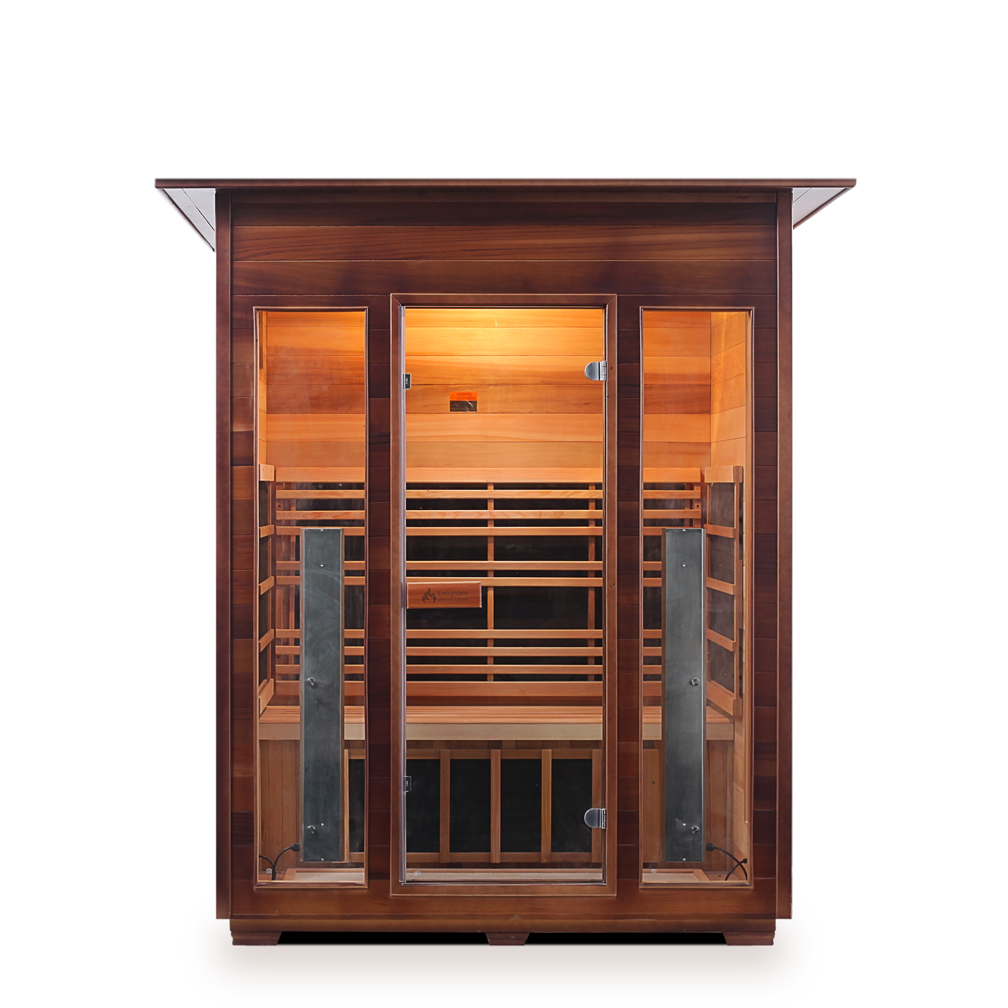 Enlighten Outdoor Full Spectrum Infrared Sauna RUSTIC - 3