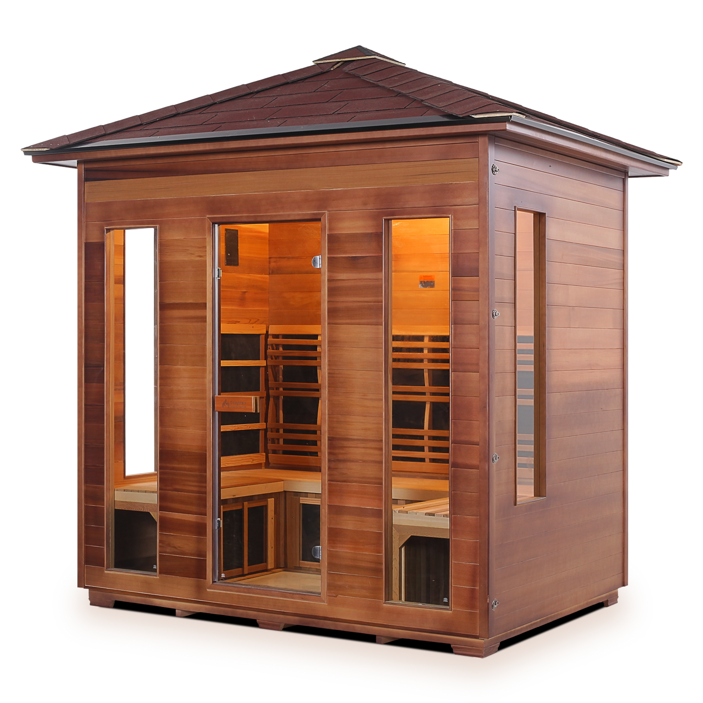 Enlighten Outdoor Full Spectrum Infrared Sauna RUSTIC - 5