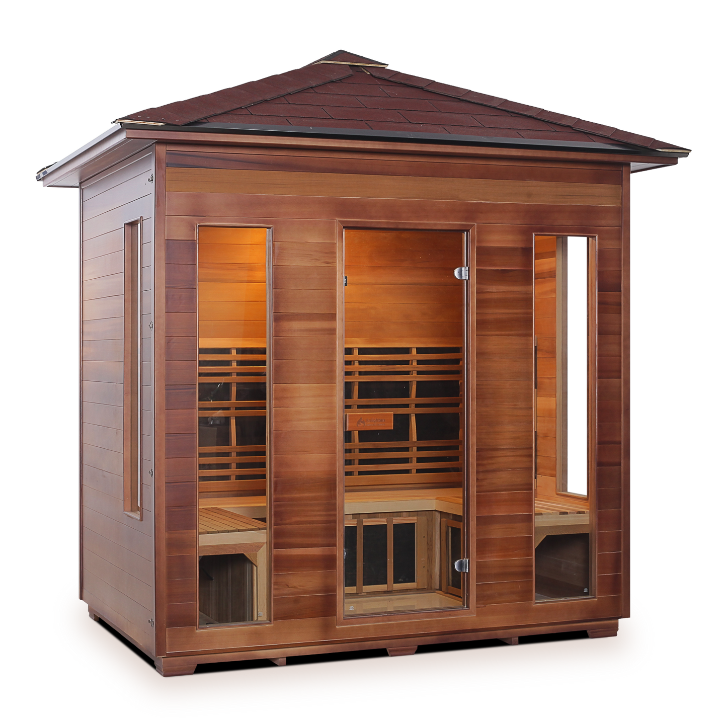 Enlighten Outdoor Full Spectrum Infrared Sauna RUSTIC - 5