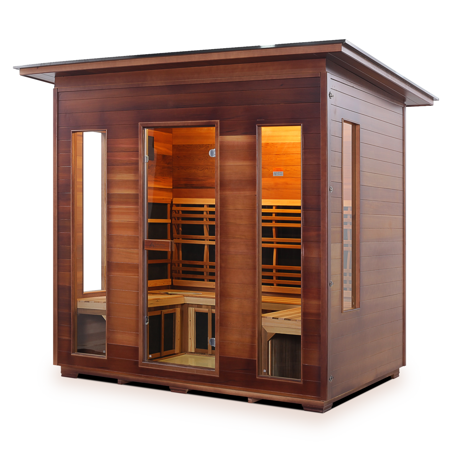 Enlighten Outdoor Full Spectrum Infrared Sauna RUSTIC - 5