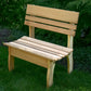 Creekvine Designs Red Cedar Chickadee Backed Bench