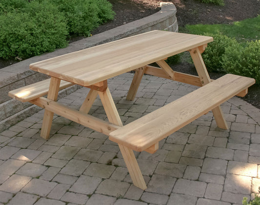 Creekvine Designs Cedar Park Style Picnic Table