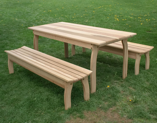 Creekvine Designs Cedar Three Piece Family Dining Set