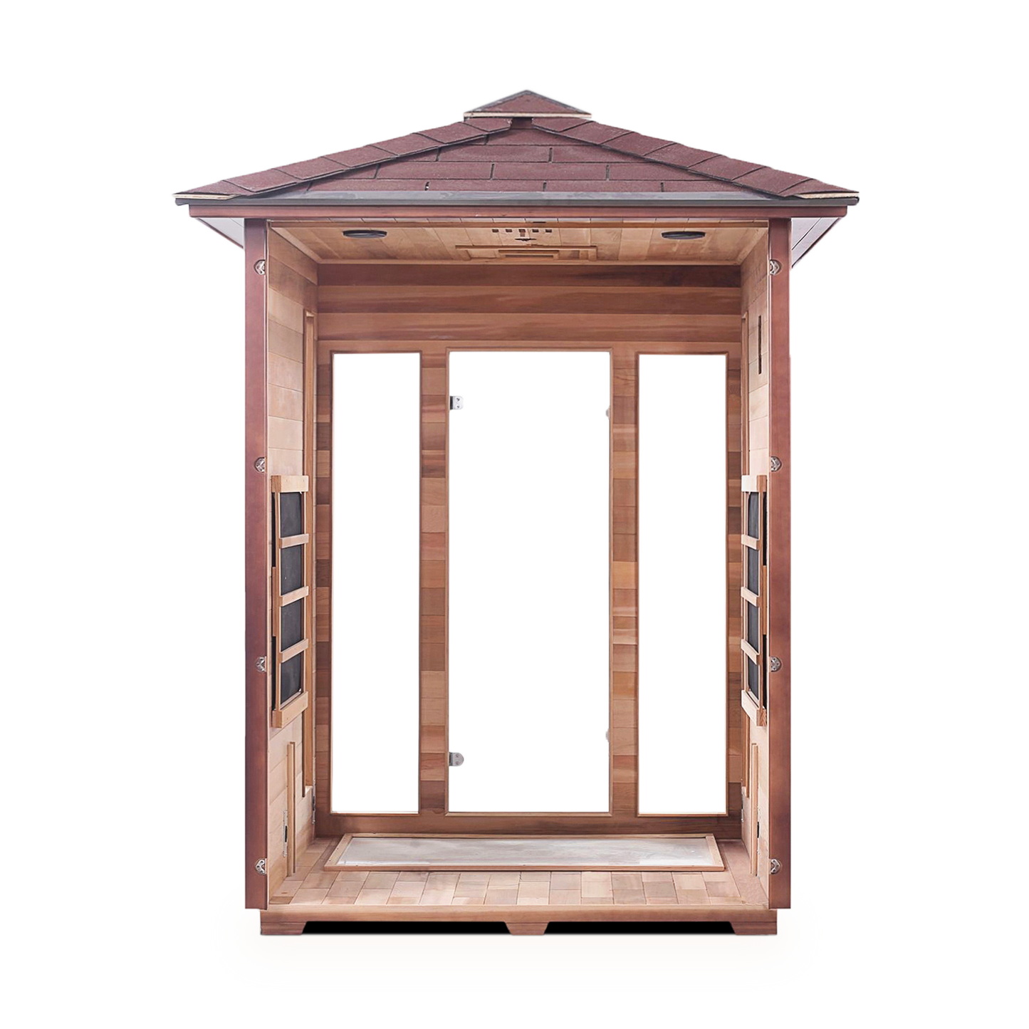 Enlighten Outdoor Full Spectrum Infrared Sauna RUSTIC - 3