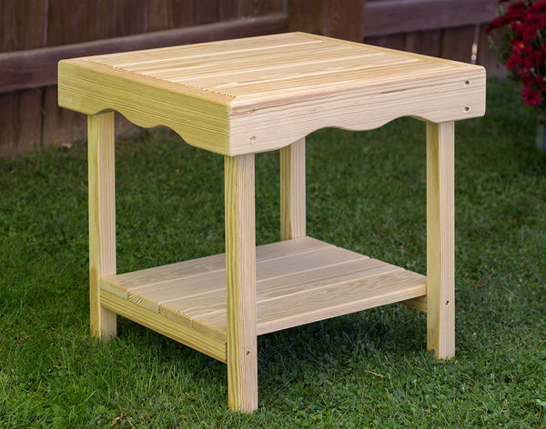 Creekvine Designs Treated Pine Rectangular End Table