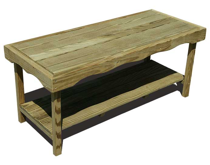 Creekvine Designs Treated Pine Coffee Table