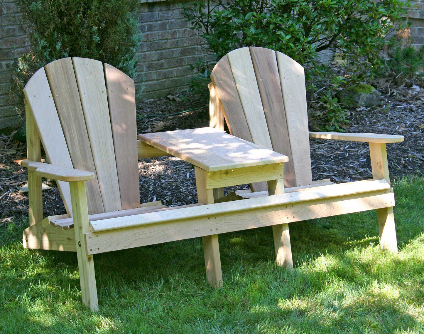 Creekvine Designs Cedar Adirondack Settee