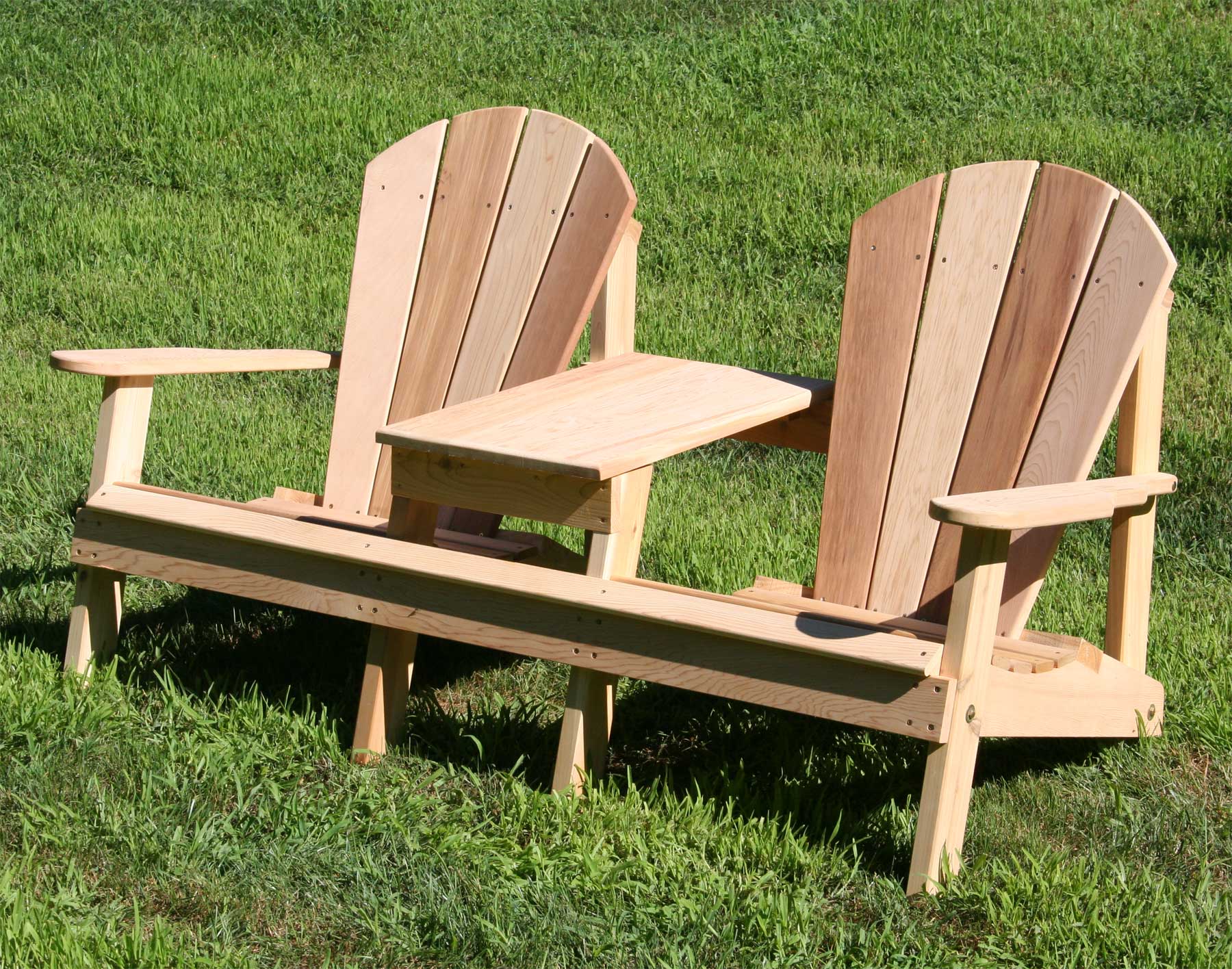 Creekvine Designs Cedar Adirondack Settee