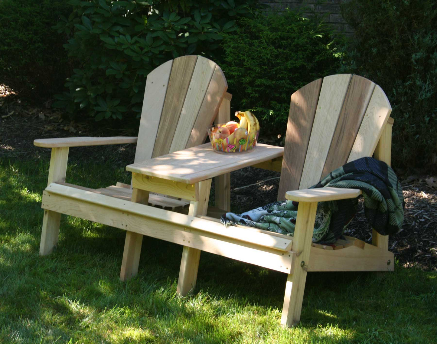 Creekvine Designs Cedar Adirondack Settee