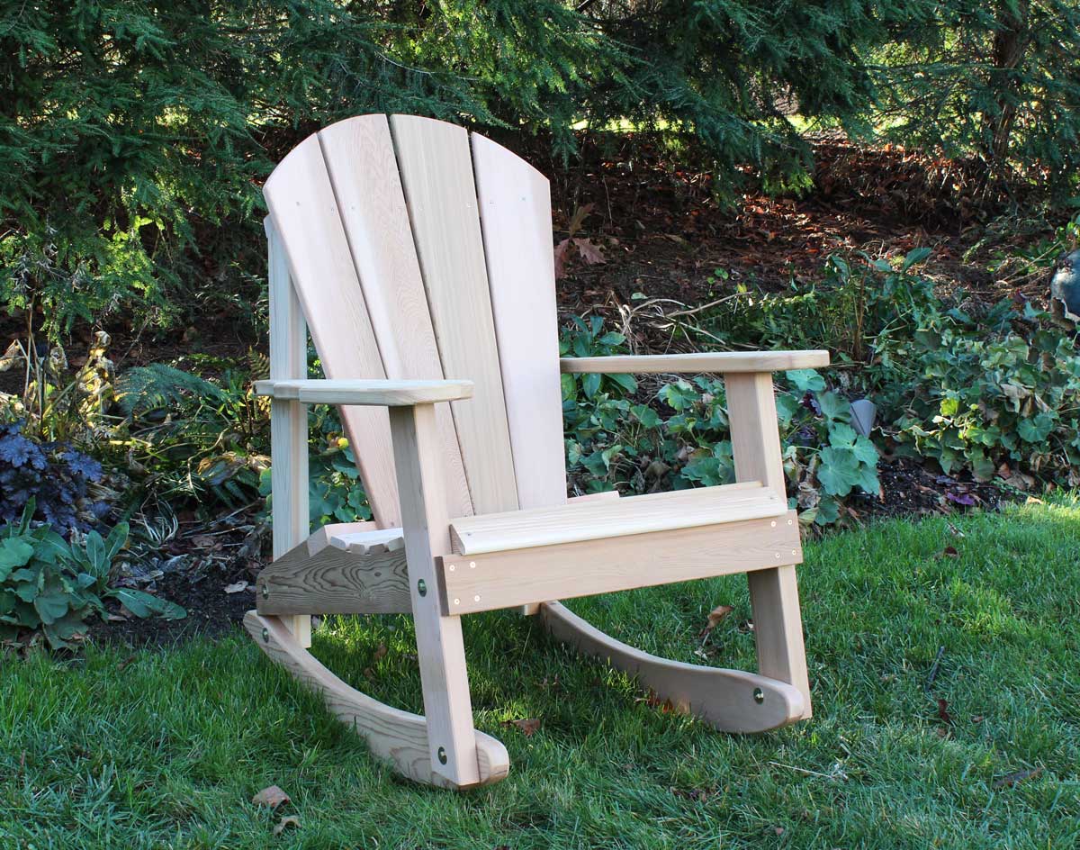 Creekvine Designs Cedar Adirondack Rocking Chair