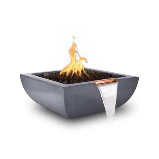 The Outdoor Plus 30" Avalon Concrete – Fire & Water Bowl