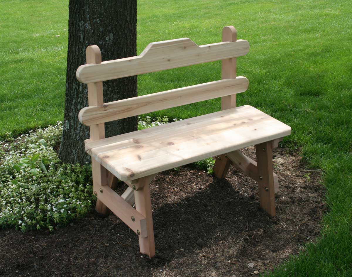 Creekvine Designs Cedar Tab Back Bench