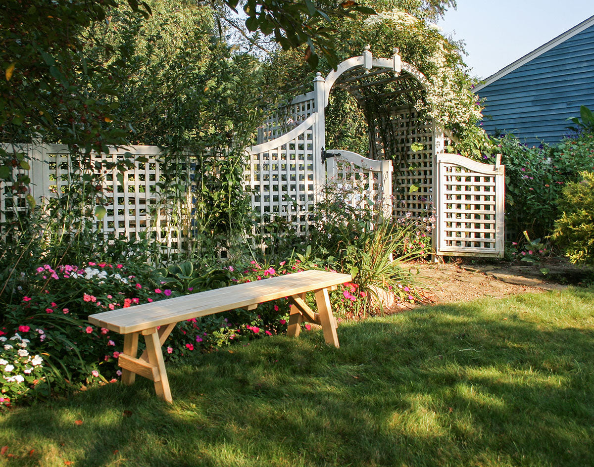 Creekvine Designs Treated Pine Traditional Garden Bench