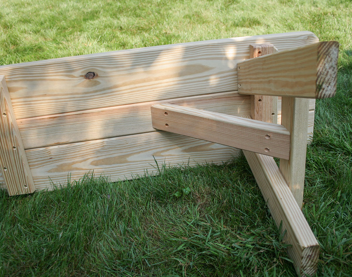 Creekvine Designs Treated Pine Traditional Garden Bench