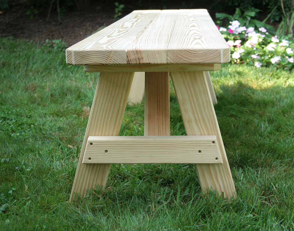 Creekvine Designs Treated Pine Traditional Garden Bench