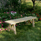 Creekvine Designs Treated Pine Traditional Garden Bench