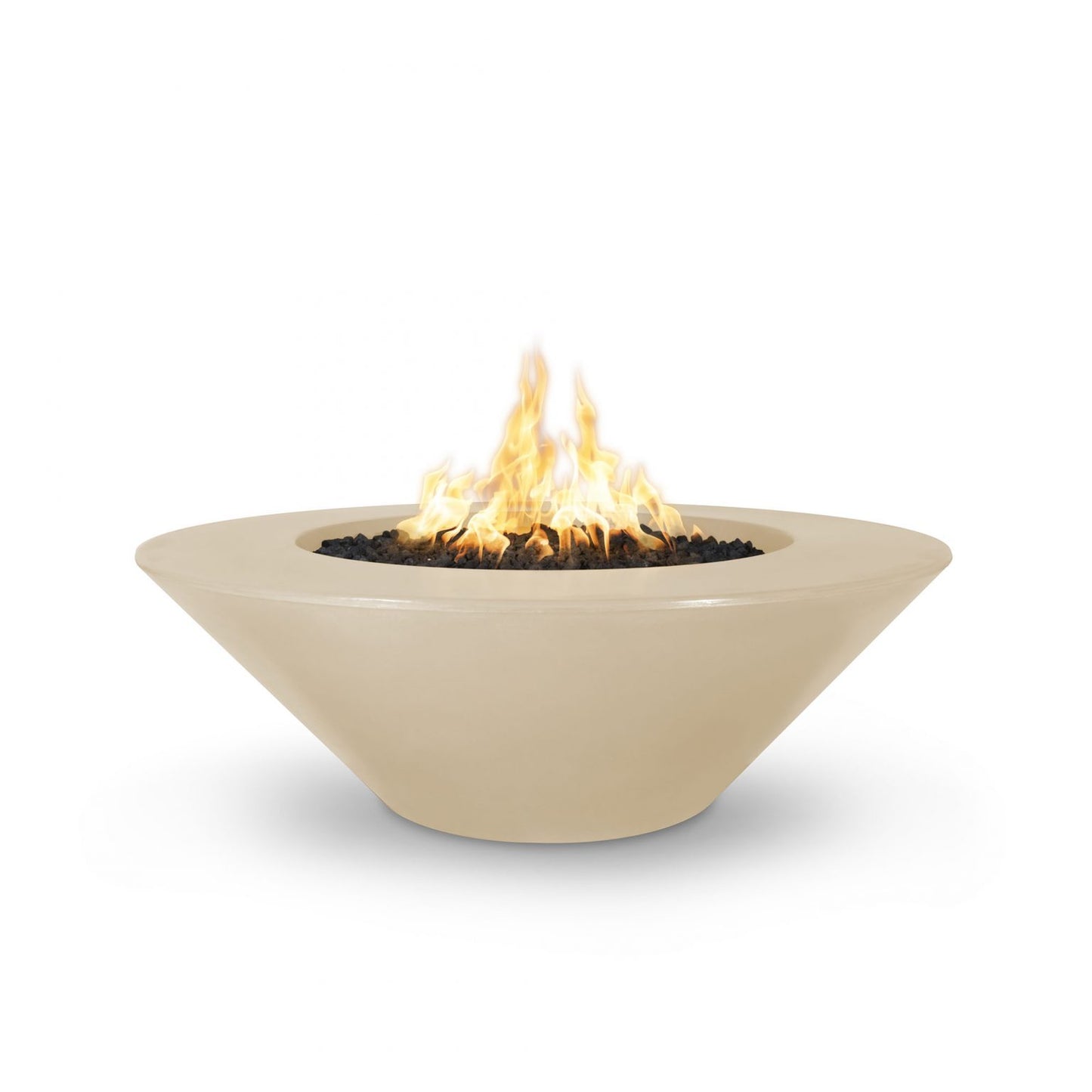 The Outdoor Plus 48" Round Cazo Fire Pit - Wide Ledge