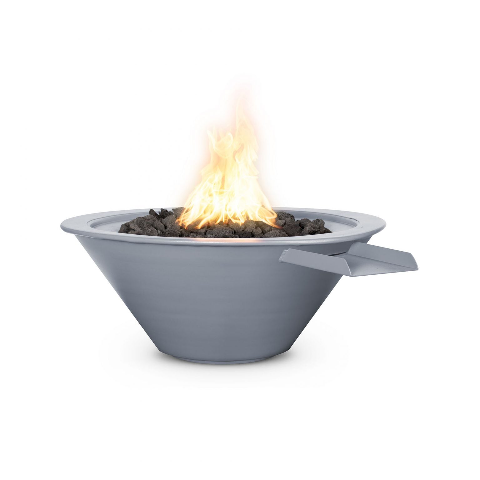 The Outdoor Plus 36" Cazo Fire & Water Bowl - Metal Powder Coat