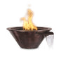 The Outdoor Plus Cazo Fire & Water Bowl – Hammered Patina Copper