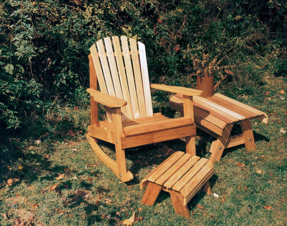 Creekvine Designs Cedar American Forest Adirondack Rocker Collection