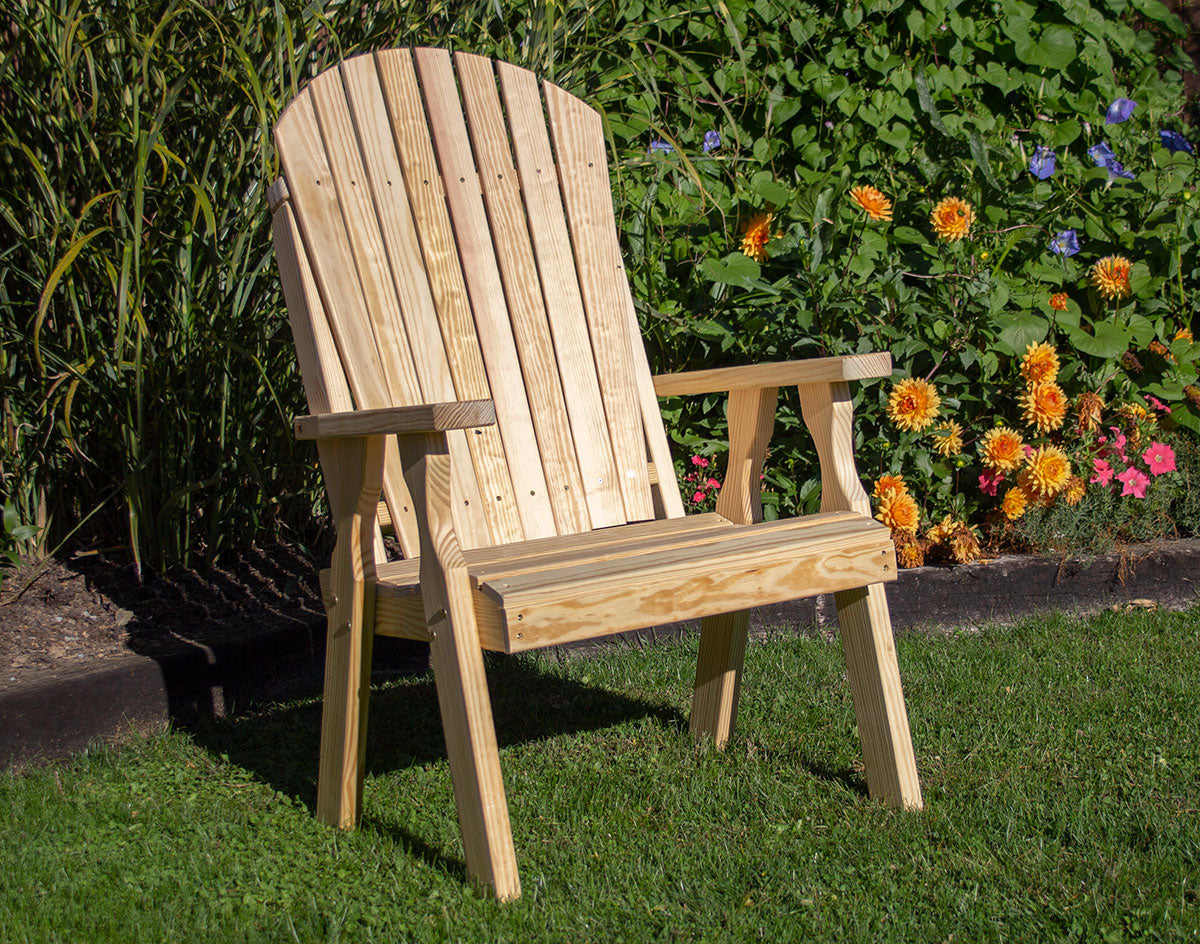 Creekvine Designs Treated Pine Curveback Patio Chair