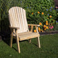 Creekvine Designs Treated Pine Curveback Patio Chair