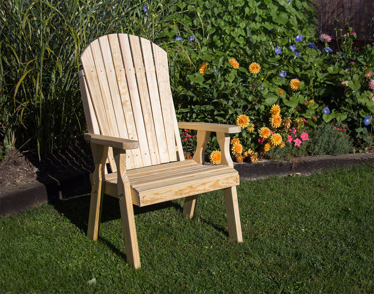 Creekvine Designs Treated Pine Curveback Patio Chair