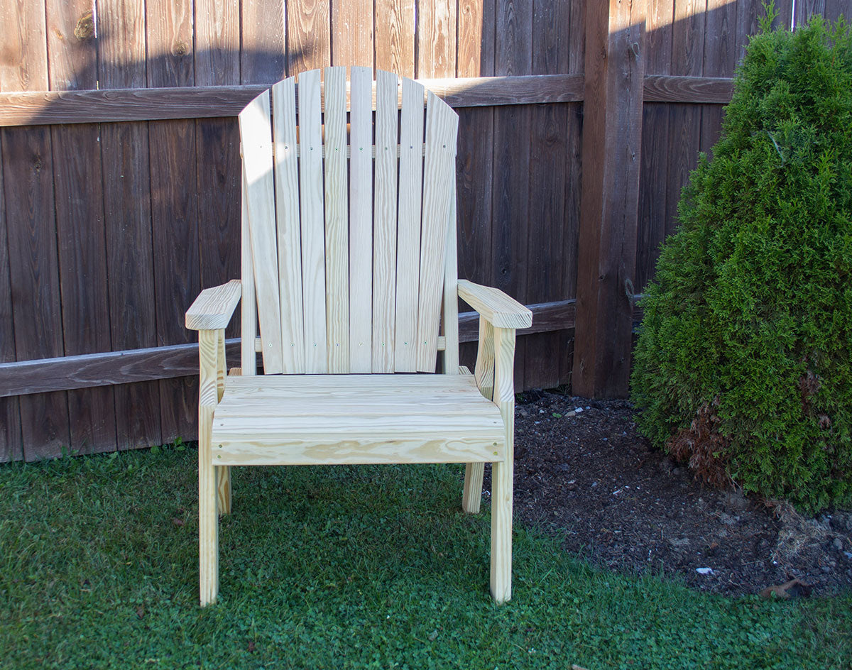 Creekvine Designs Treated Pine Curveback Patio Chair