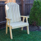 Creekvine Designs Treated Pine Curveback Patio Chair