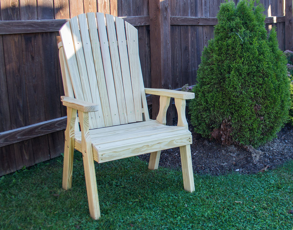 Creekvine Designs Treated Pine Curveback Patio Chair