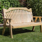 Creekvine Designs Treated Pine Fanback Garden Bench