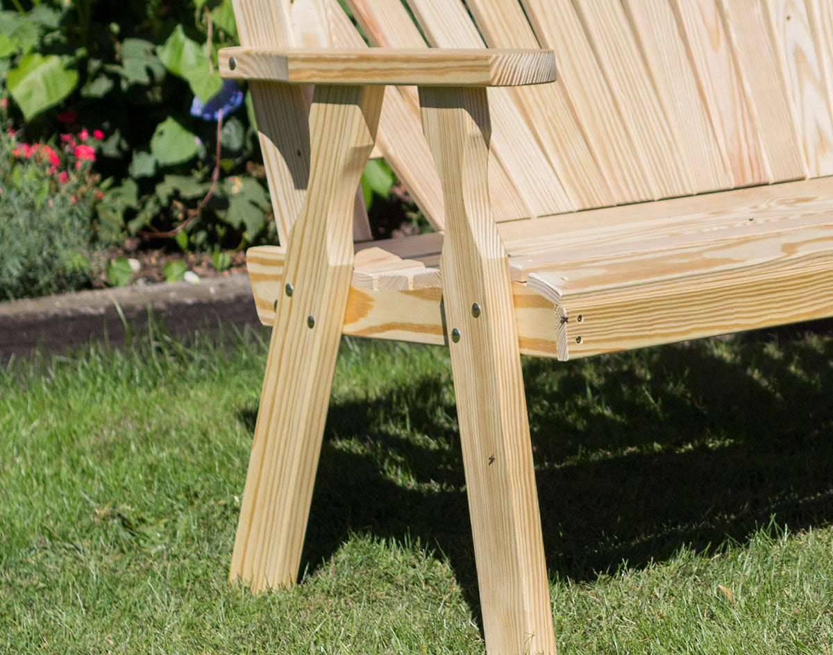 Creekvine Designs Treated Pine Fanback Garden Bench