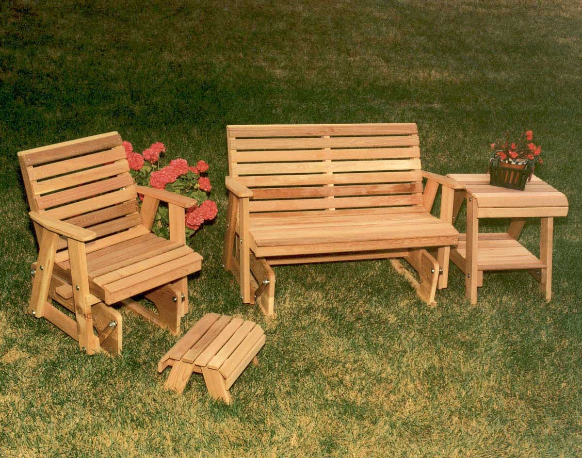 Creekvine Designs Cedar Classic Rocking Glider Furniture Collection