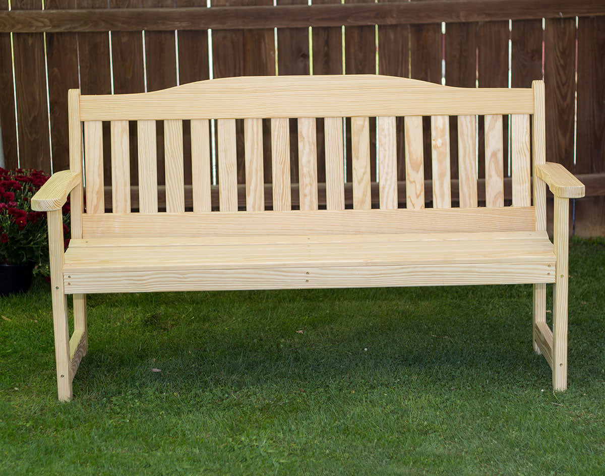 Creekvine Designs Treated Pine English Garden Bench