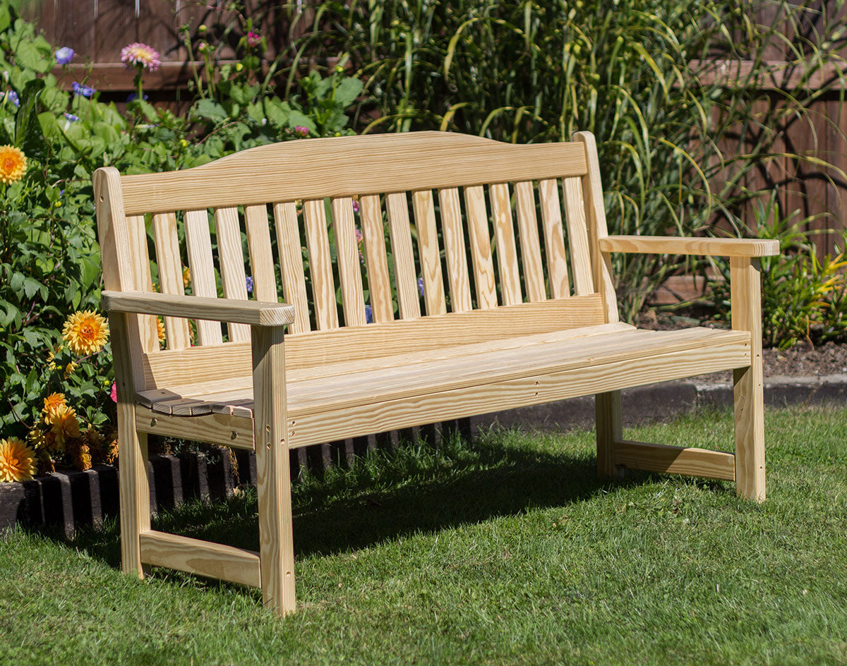 Creekvine Designs Treated Pine English Garden Bench