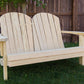 Creekvine Designs Treated Pine Low Curveback Garden Bench