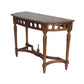 Anderson Teak Neoclassical Demilune Console Table