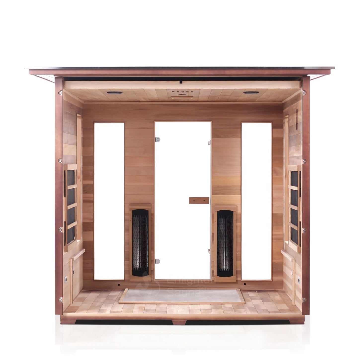 Enlighten Outdoor Full Spectrum Infrared Sauna RUSTIC - 5