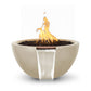 The Outdoor Plus 30" Concrete Luna Gfrc Fire & Water Bowl