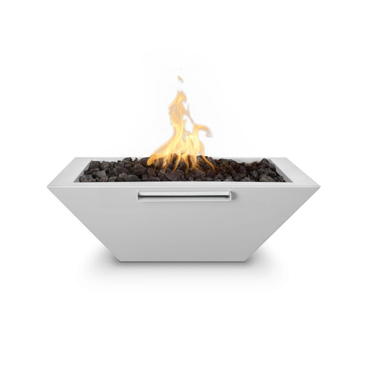 The Outdoor Plus Metal 36" Maya Fire & Water Bowl - Metal Powder Coat