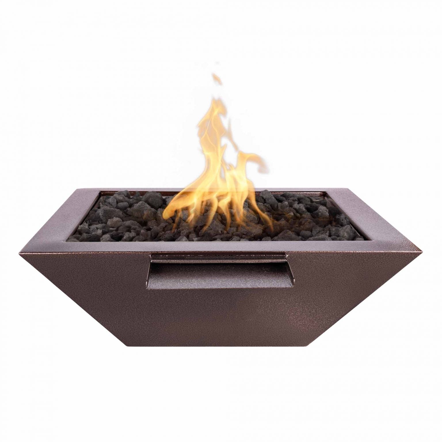 The Outdoor Plus Metal 30" Maya Fire & Water Bowl – Metal Powder Coat