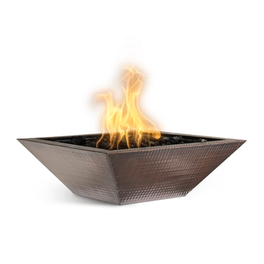 The Outdoor Plus Maya Fire Bowl – Hammered Patina Copper