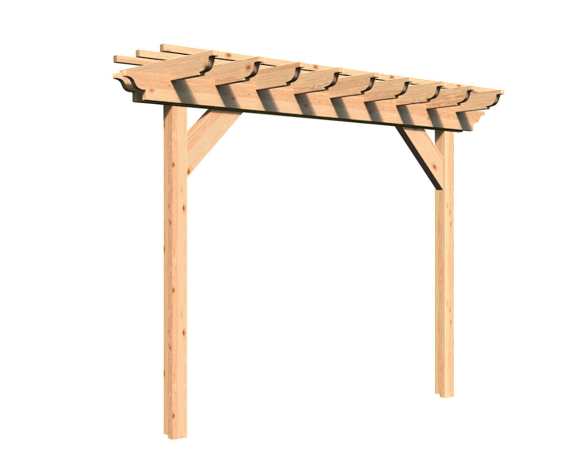 Creekvine Designs Red Cedar Monterrey Pergola