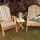 Creekvine Designs Cedar Fanback Patio Chair