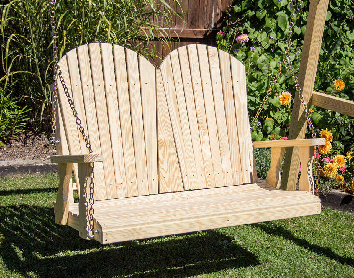 Creekvine Designs Treated Pine Curveback Porch Swing